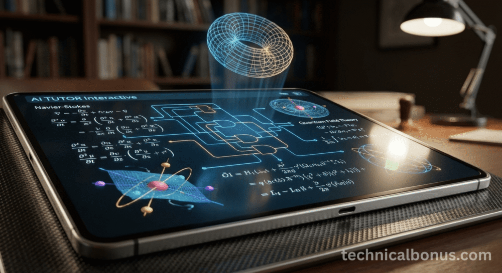 Interactive AI tutor solving complex technical equations – technicalbonus.com