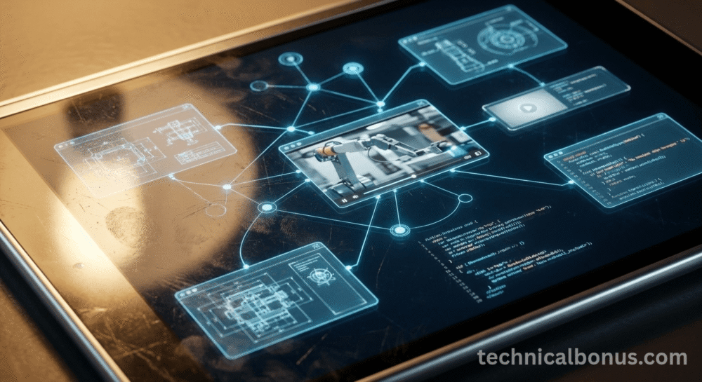 AI mind map and digital knowledge base interface – technicalbonus.com