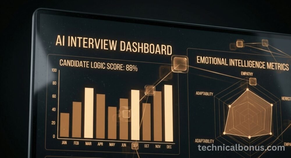 AI interview analysis and candidate evaluation dashboard – technicalbonus.com