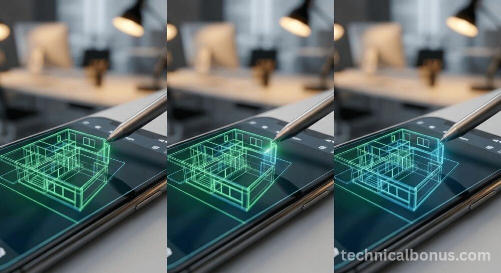Real-time 3D wireframe editing with AI on a mobile device – technicalbonus.com