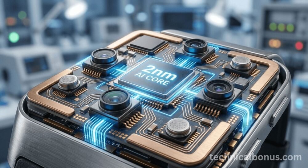 Internal 2nm NPU and sensors of an AI wearable pin – technicalbonus.com