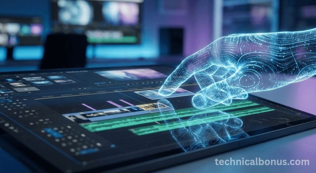 AI-powered video editing timeline and interface – technicalbonus.com