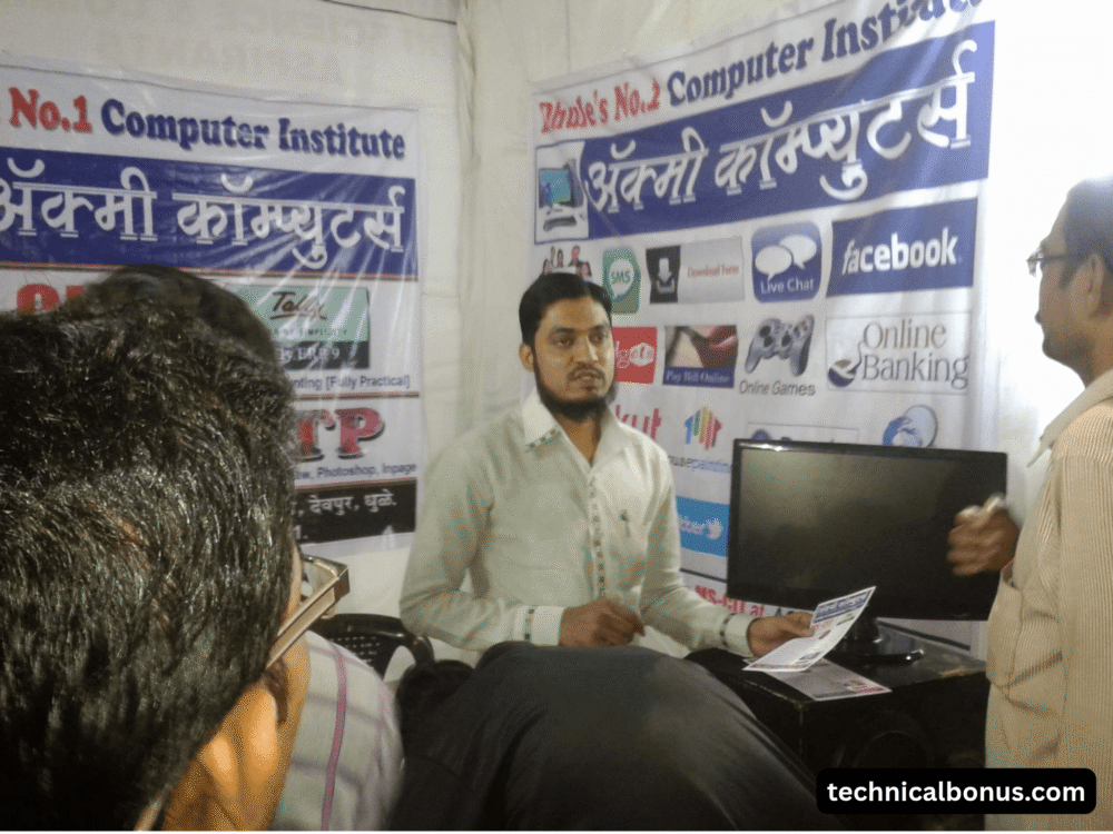 Sayyad Abdul Rahman at technical education fair in India