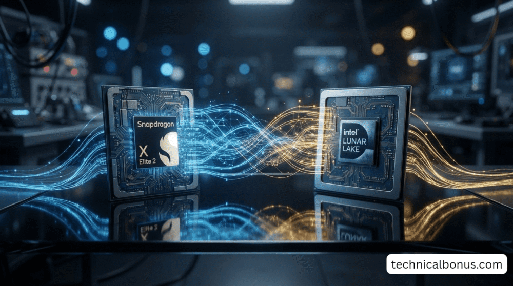 Snapdragon X Elite 2 vs Intel Lunar Lake Comparison - AI Processor Architecture