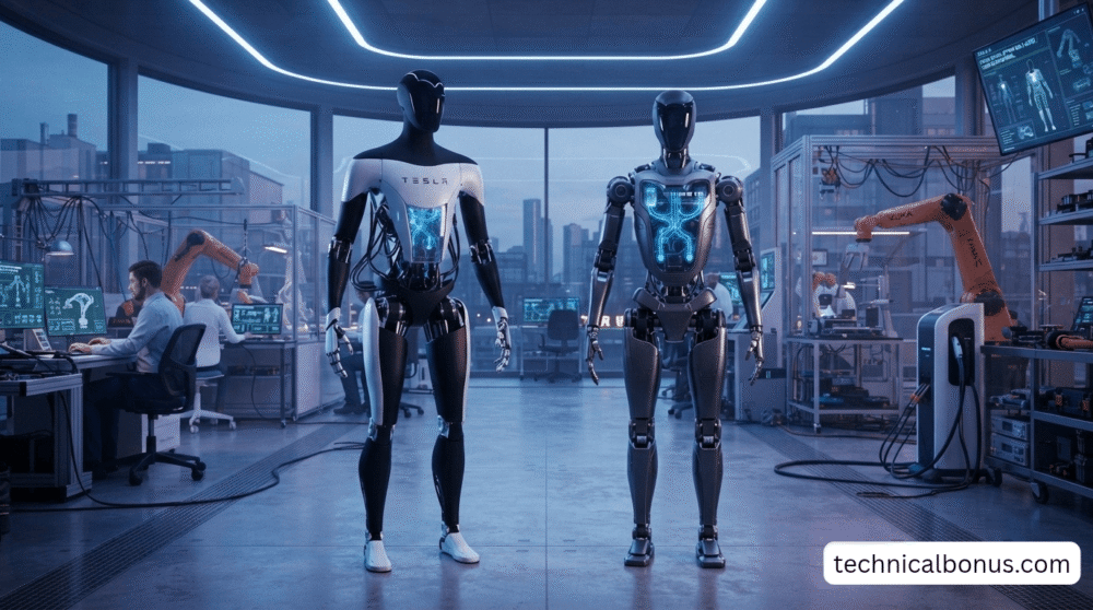 Tesla Optimus Gen 3 vs Figure 02 AI Technical Architecture