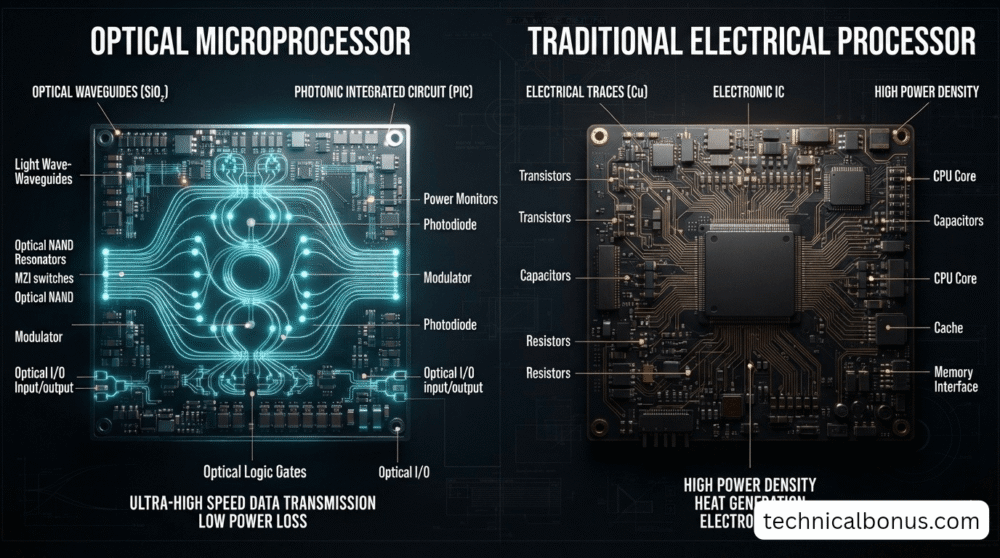 Photonics-Based AI Computing vs Electronic Circuitry Logic