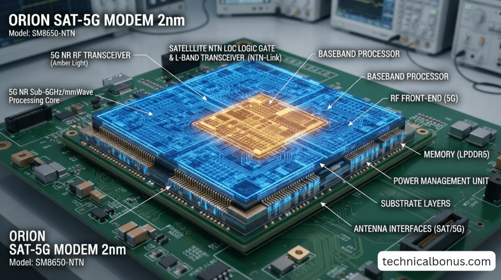 2nm Modem Logic for Direct-to-Device Satellite Connectivity