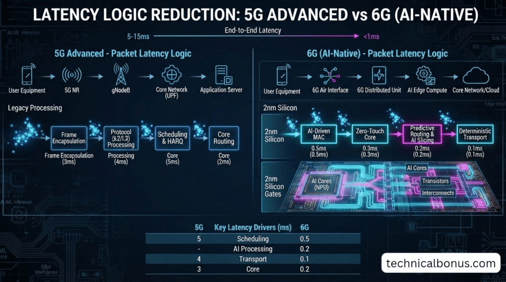 6G vs 5G Advanced Neural Signal Processing Logic