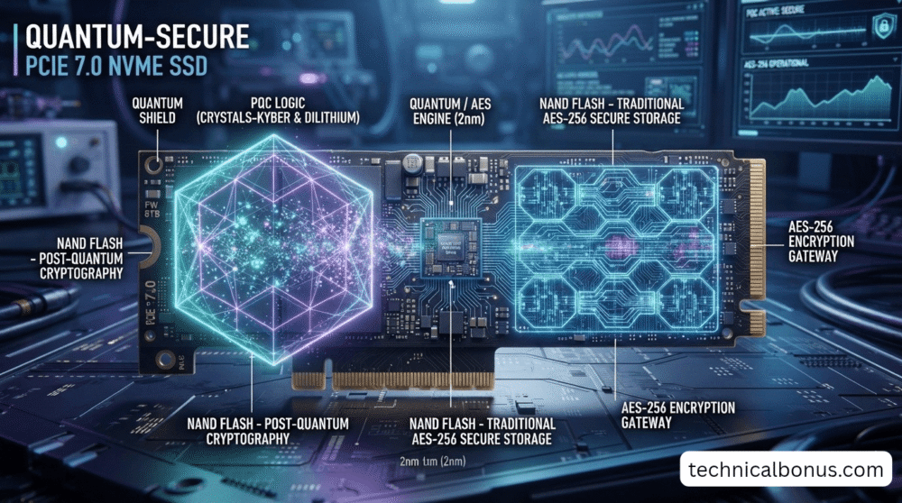 Quantum-Resistant SSD vs NVMe Data Security Logic