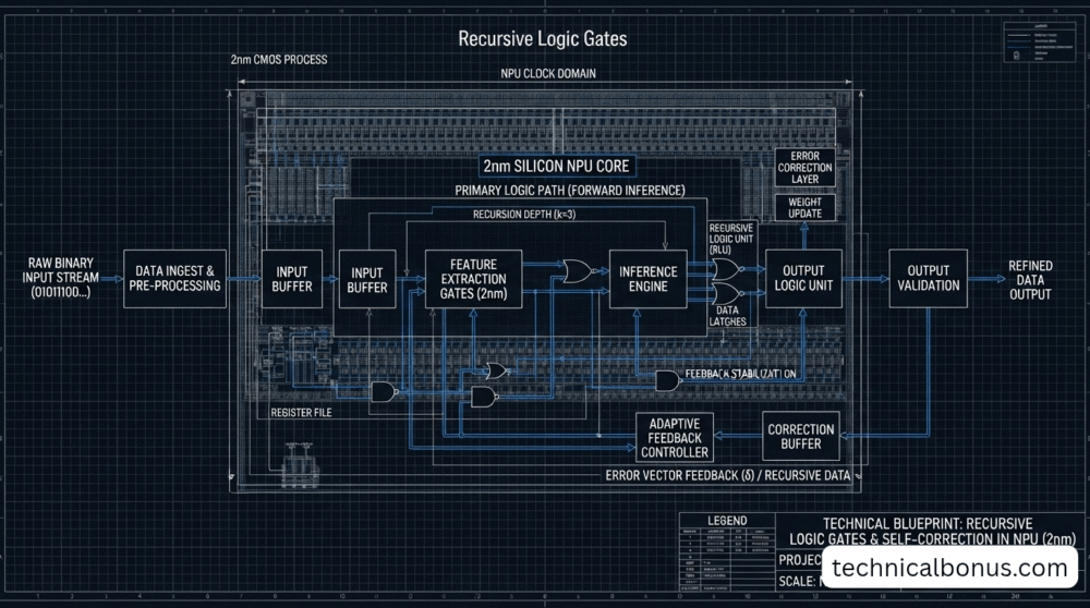 GPT 6.1 Recursive Reasoning and NPU Logic Diagram