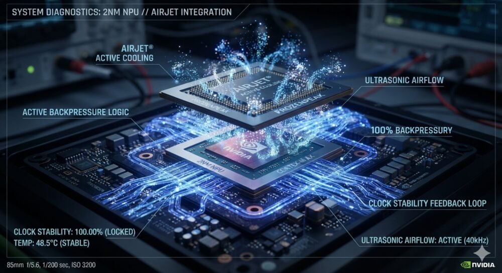 AirJet vs Standard Cooling NPU Thermal Handshake