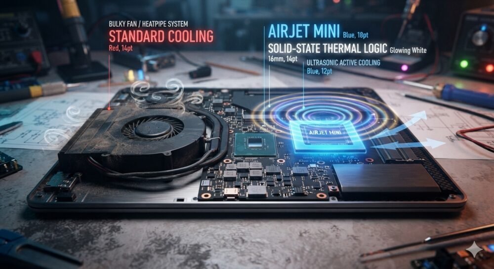 AirJet vs Standard Cooling Solid-State Thermal Architecture
