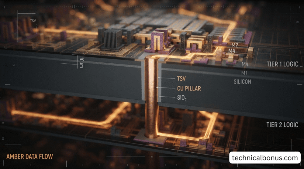 3D-IC Stacking Logic TSV and Interconnect Hardware