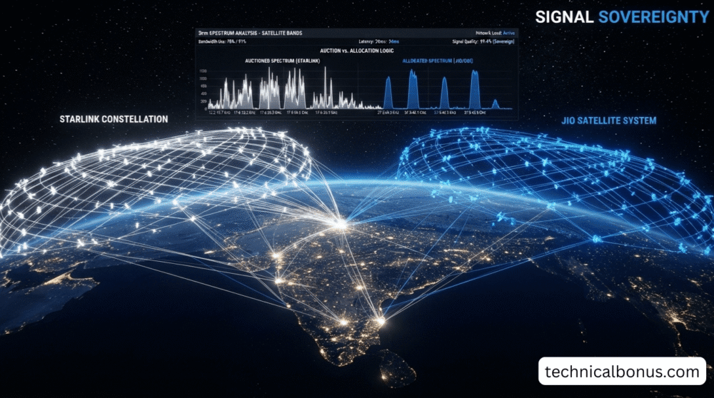 Starlink vs Jio Spectrum Allocation Logic and 6G Connectivity