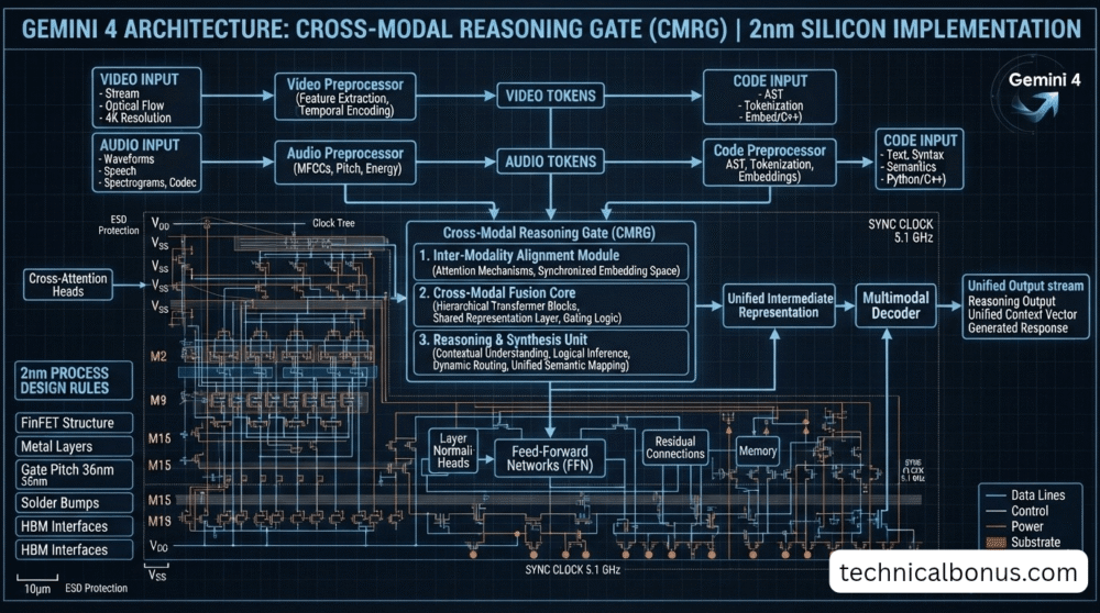 Gemini 4 Neural Logic Flow and Cross-Modal Gate
