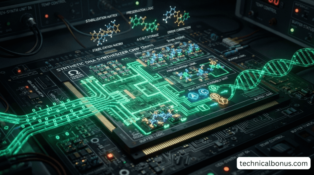 DNA Data Storage Synthesis Hardware Logic