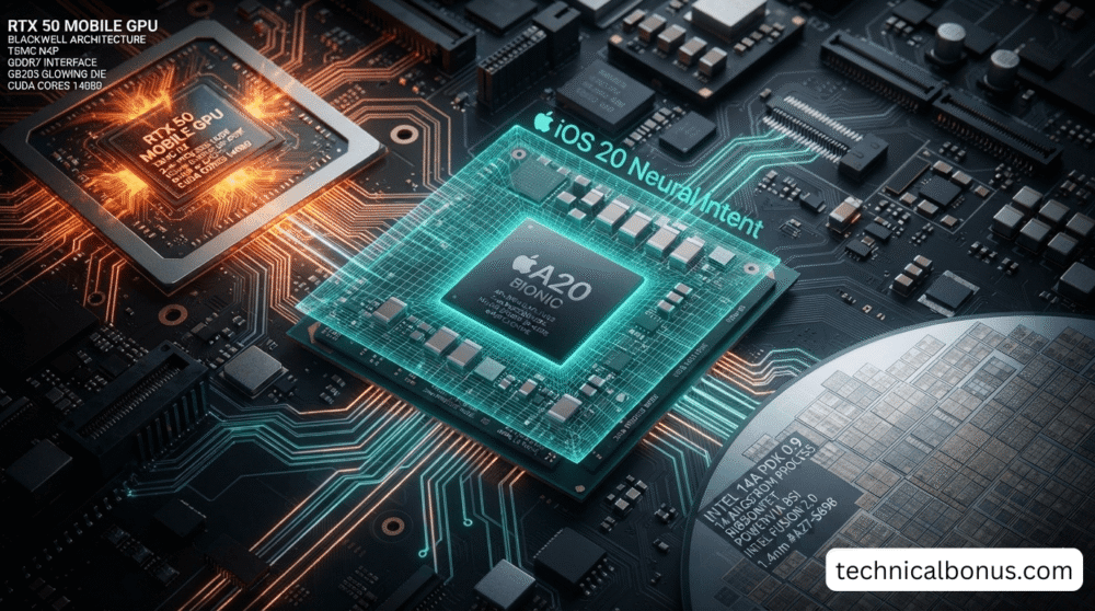 2027 Tech Pulse: iOS 20, RTX 50 Mobile, and Intel 14A Logic