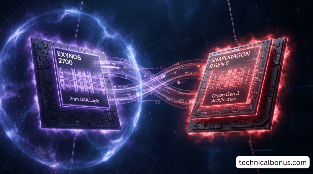 Exynos 2700 vs Snapdragon 8 Gen 5 2nm Logic Comparison
