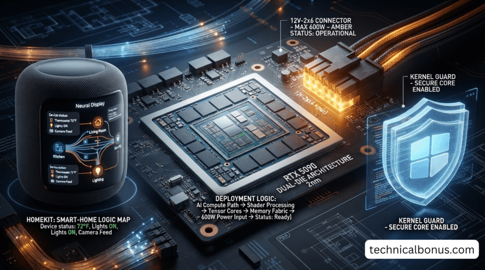2027 Tech Wrap: RTX 5090 Redesign, HomePod AI, and Kernel Guard
